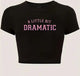 Black Regina George Crop Top